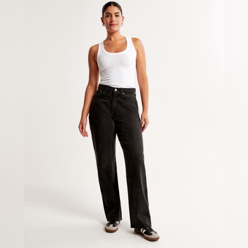 Abercrombie The Loose High Rise Curve Love